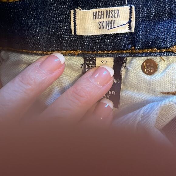 Madewell Skinny Skinny High Riser Denim Jeans Medium Wash Blue Women’s Size 27 - Picture 8 of 9